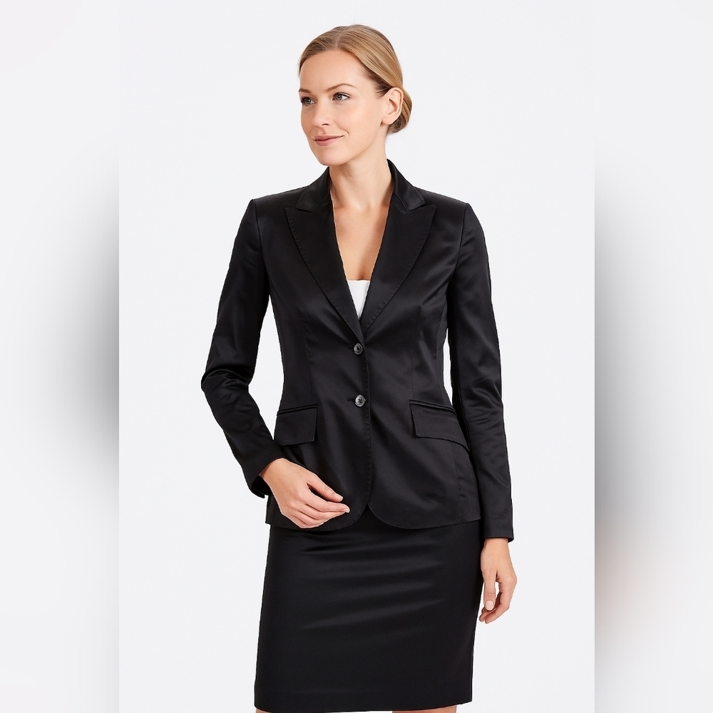 Olsen Europe Dressy Black Blazer Size 6